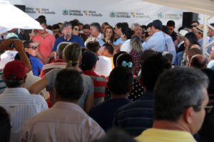 Governador inaugura sistema de abastecimento d’água do distrito de Santa Lúcia, em Araçagi