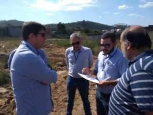 Presidente da Cagepa visita obras em Guarabira e cidade ficará 75% saneada (Foto: Jota Alves)