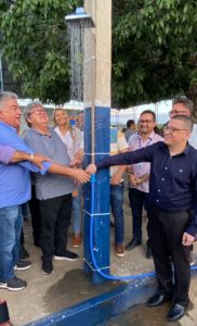 Governador e presidente da Cagepa inauguram sistema abastecimento de Santa Inês